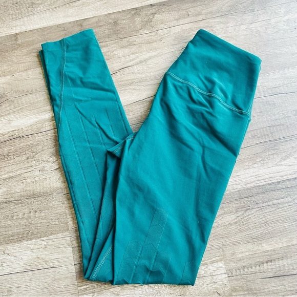 North Face Teal Chevron Athletic Leggings Small - Picture 10 of 10